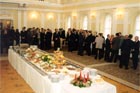 Reception in the main hall of the Pavillion of Officers.