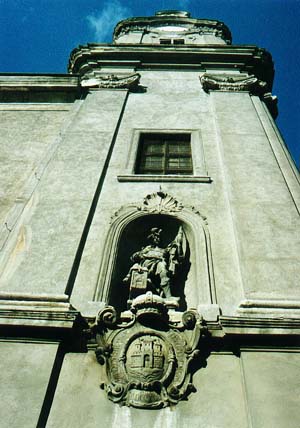 A Szent Andrs-templom egyik tornya