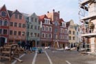 Employees of the joint stock company SATES Povask Bystrica, is about to finish the pavement of the place.