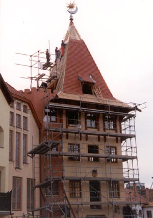Das Dach des Hauses 