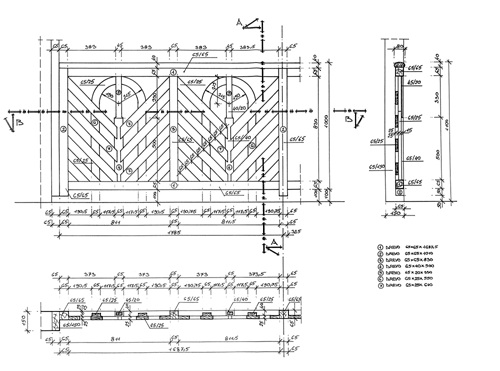 The project of the wooden bar of the covered terraces