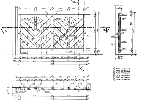 The project of the wooden bar of the covered terraces