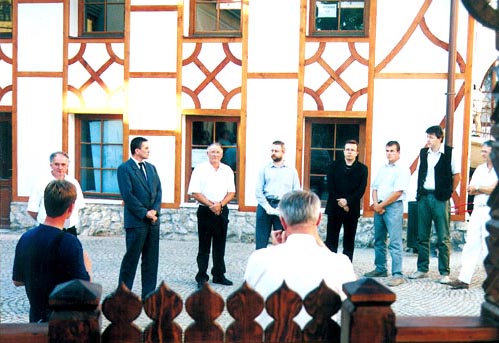 The ceremonial passing of the bell tower