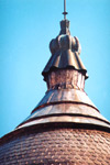 The Spanish House - the decorative top of the tower in the shape of the turban