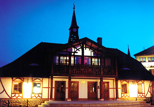 The German House in the light of the evening