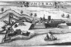 The old and the  new fortress of Komárno at the end of the 17. century.