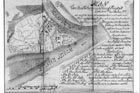 Plán pevnosti a slobodného kráľovského mesta Komárno z januára 1777. Podunajské múzeum Komárno.