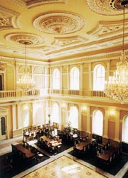 Komrno - reconstruction of the main hall of the officer`s pavillon, 1994