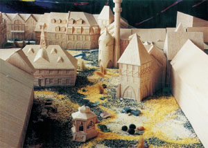 The model of the work - the view from the County Street