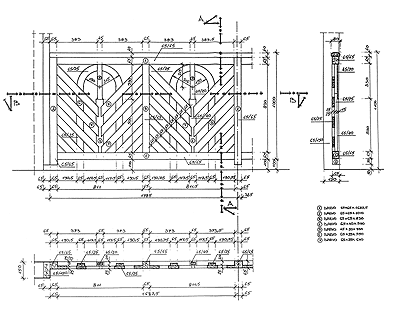 The project of the wooden bar of the covered terraces