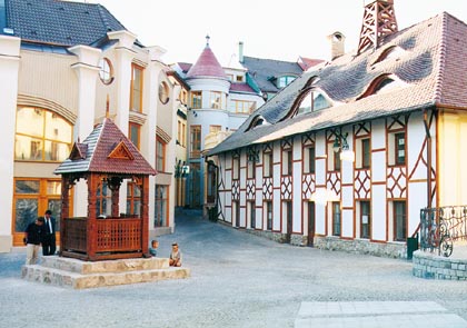 Glockenturm. Panoramabild.